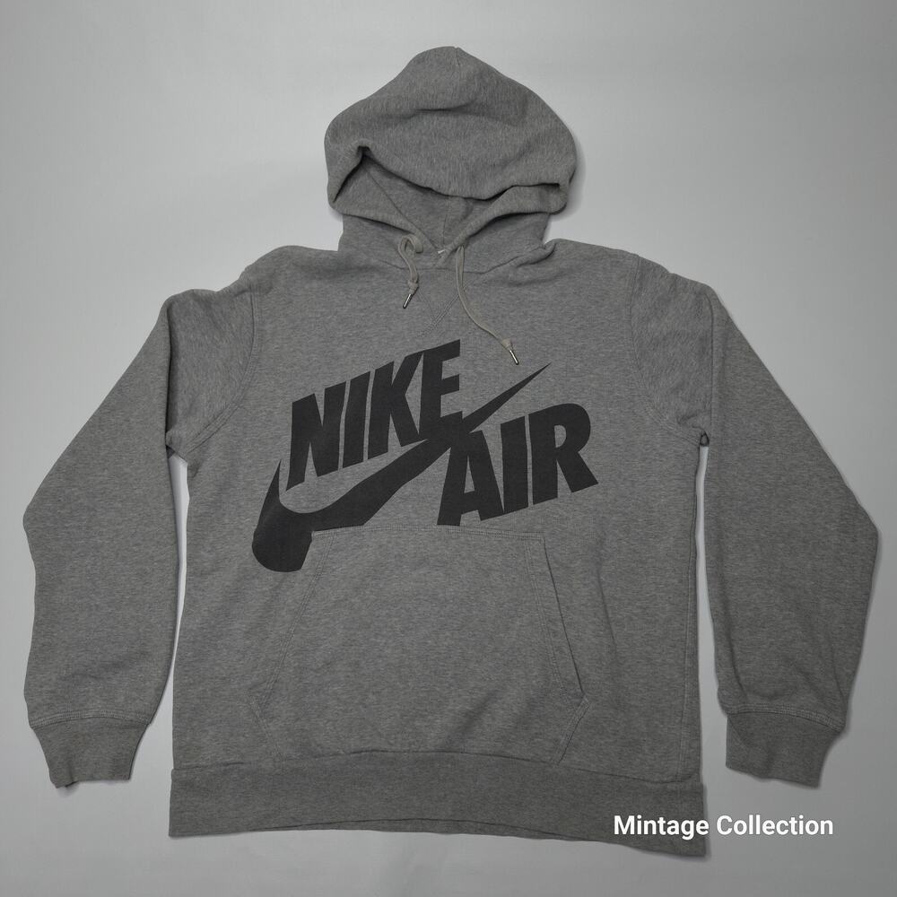 Nike Air Basketball Oversized Hoodie Heather Grey Size M